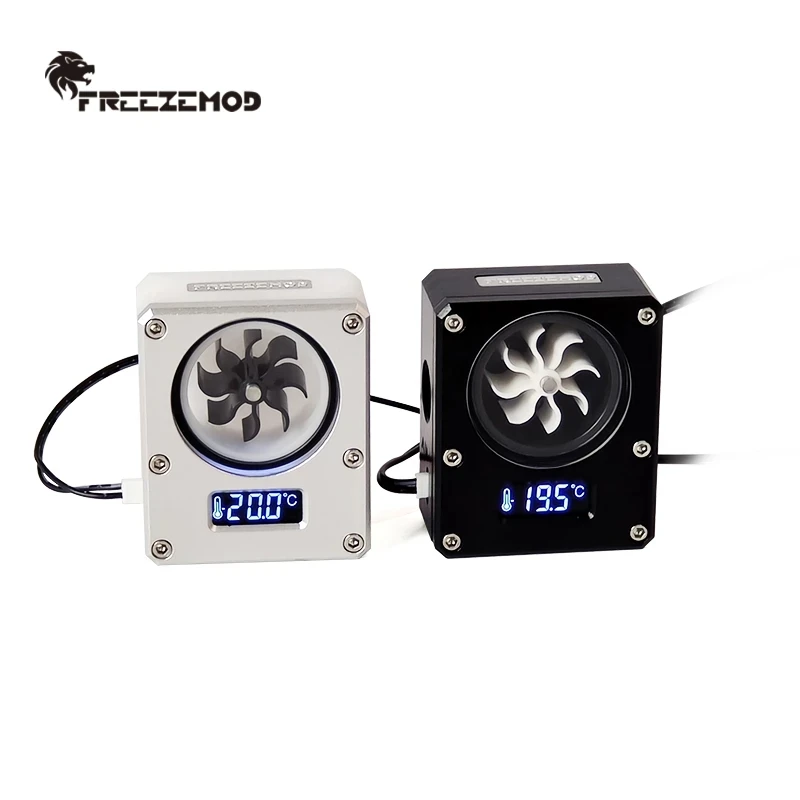 

FREEZEMOD flow meter PC, Temperature display tachometer VA LCD screen