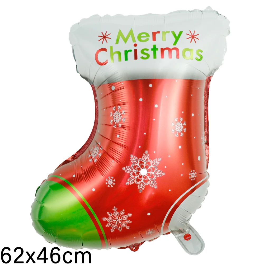 

Рождественский воздушный шар из алюминиевой пленки, Рождественский подарок, снеговик, лось, Рождественская елка, украшение для рождественской вечеринки, воздушный шар