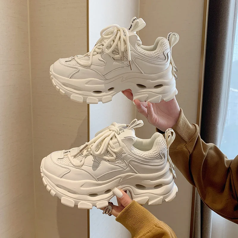 

Стильные женские кроссовки на массивной подошве, летняя роскошная дизайнерская обувь для девочек, женская спортивная обувь для женщин