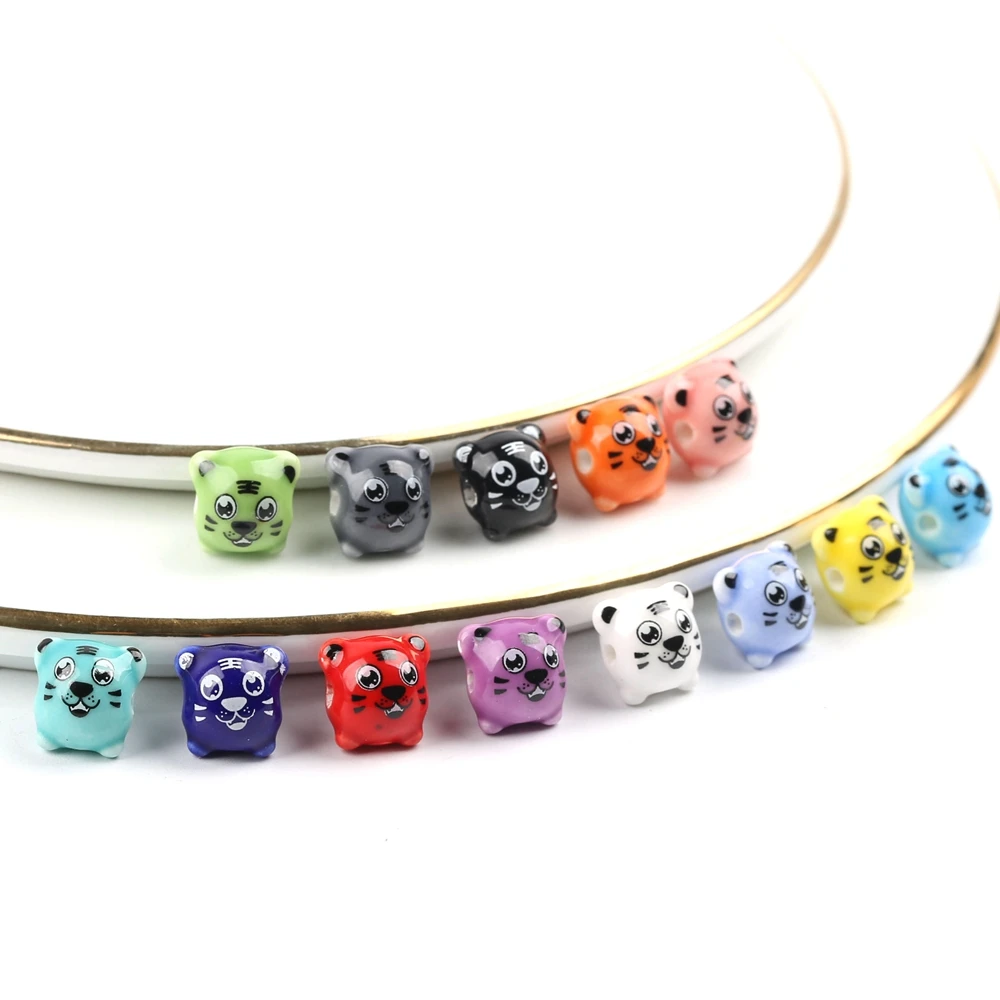 10 шт./лот 11 мм Красочные керамические бусины CuteTiger для изготовления ювелирных изделий, ожерелий, браслетов, «сделай сам», аксессуары ручной работы 10 шт./лот 11 мм Красочные керамические бусины CuteTiger для изготовления ювелирных изделий, ожерелий, браслетов, «сделай сам», аксессуары ручной работы