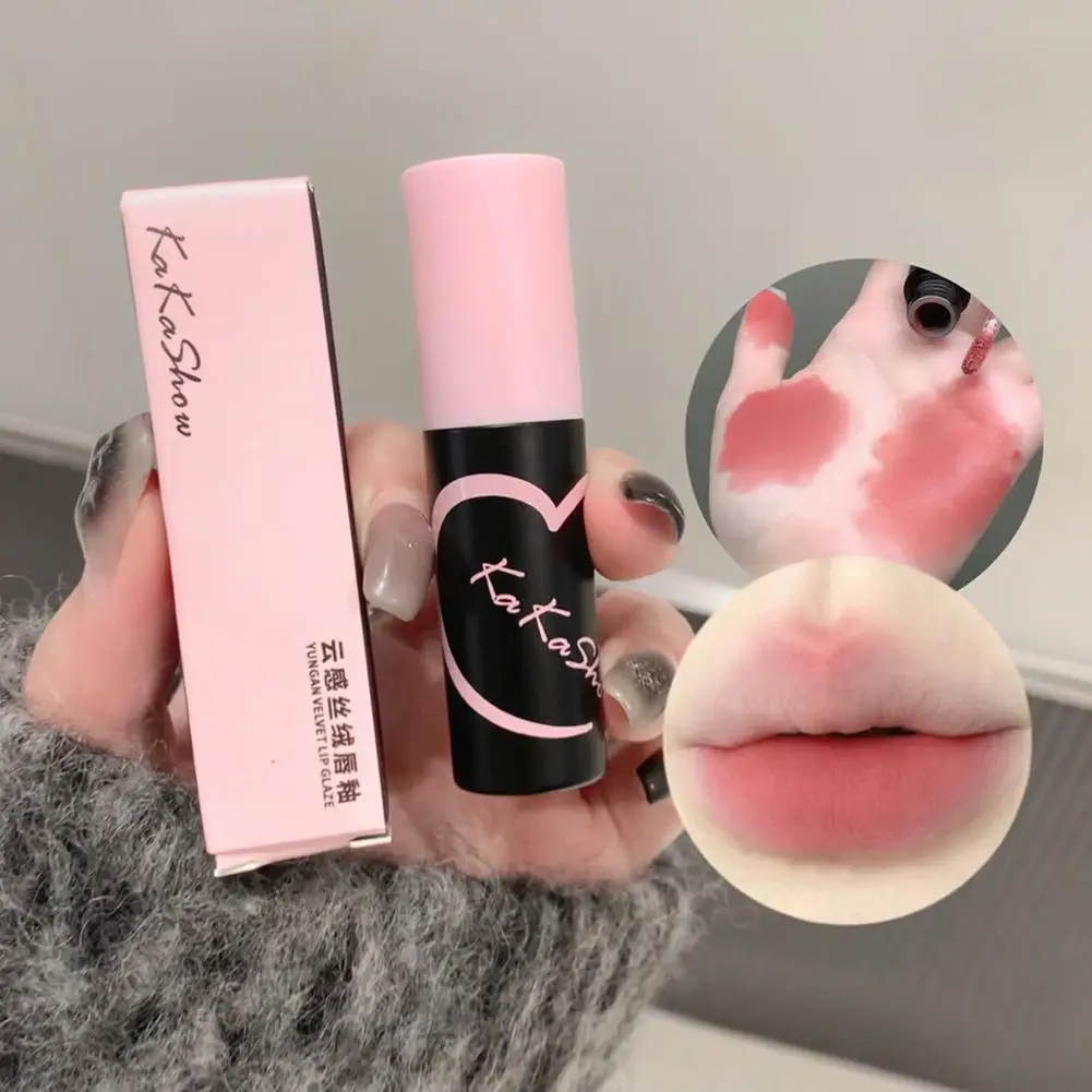 Бархатный блеск для губ 6 cplors матовый красный тинт водостойкий стойкий Гладкий