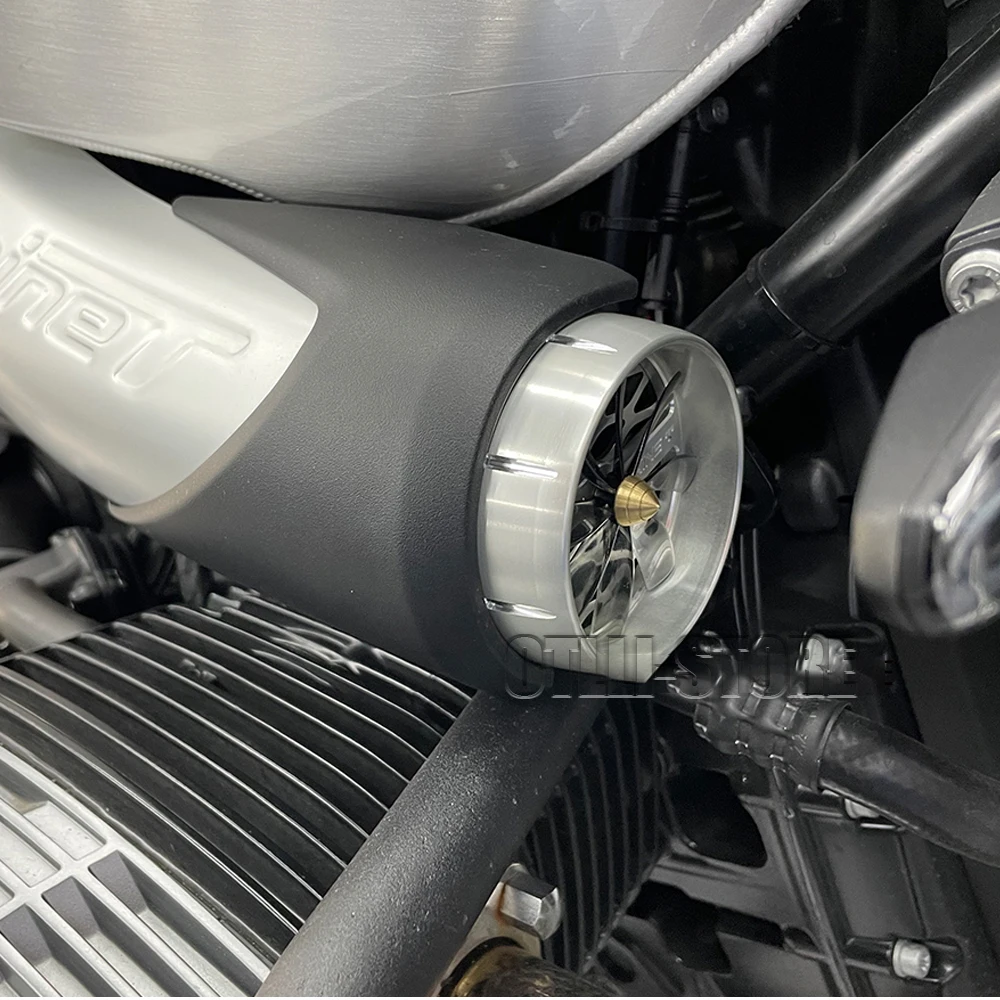 Аксессуары для мотоциклов R9T BMW RNINET Защитная крышка воздухозаборника алюминиевый