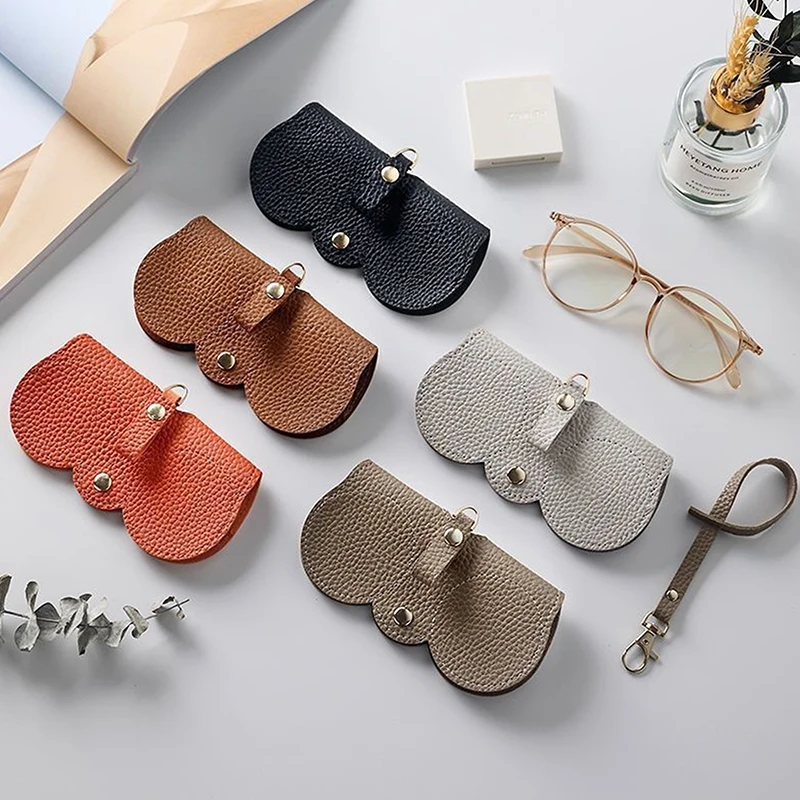 

New Portable PU Leather Glasses Case Container Cover Ultra-thin Glasses Case High Quality Sunglasses Eye Box Storage Eyewear Acc