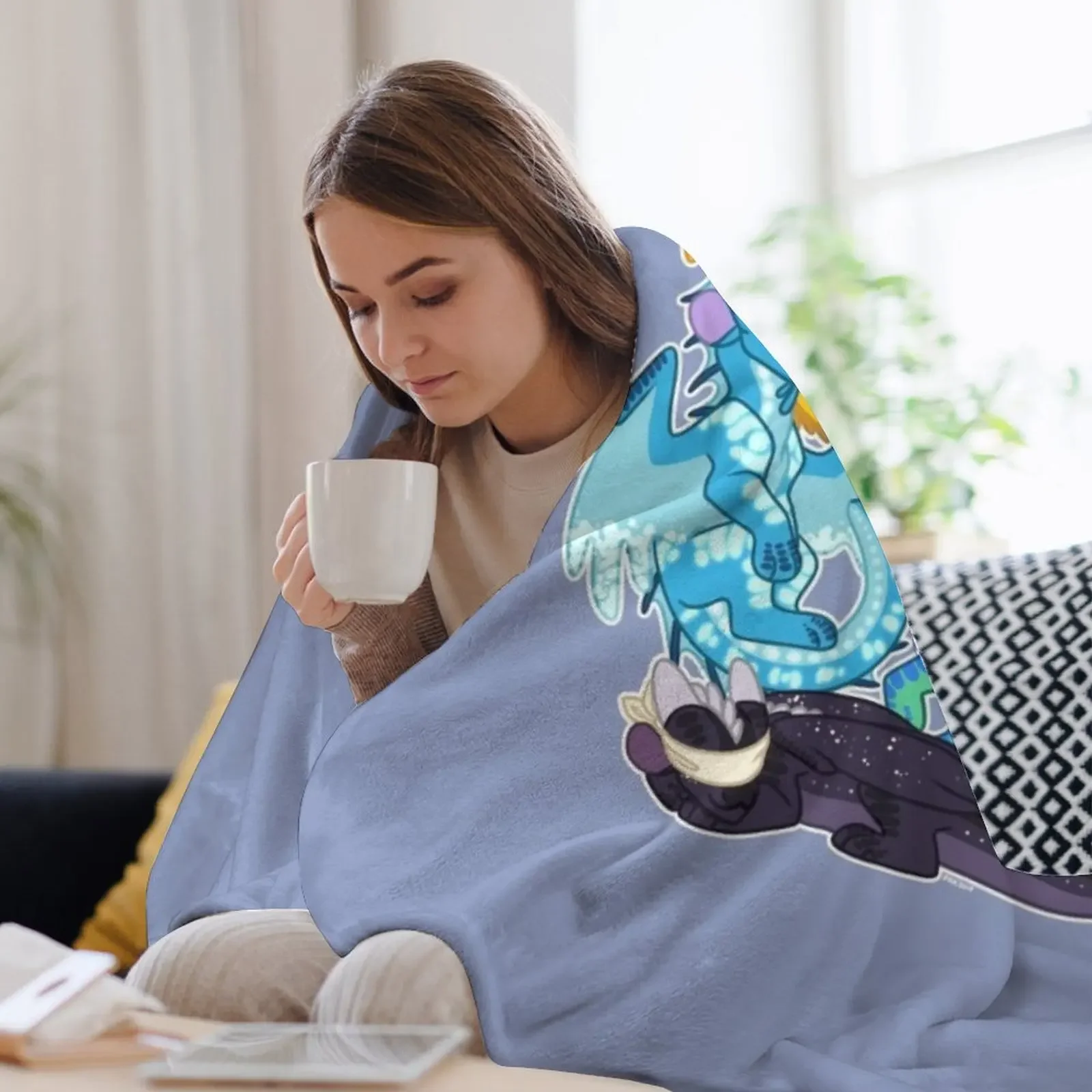 Драконы судьбы — одеяло WOF Wings of Fire движущиеся пляжные дорожные одеяла