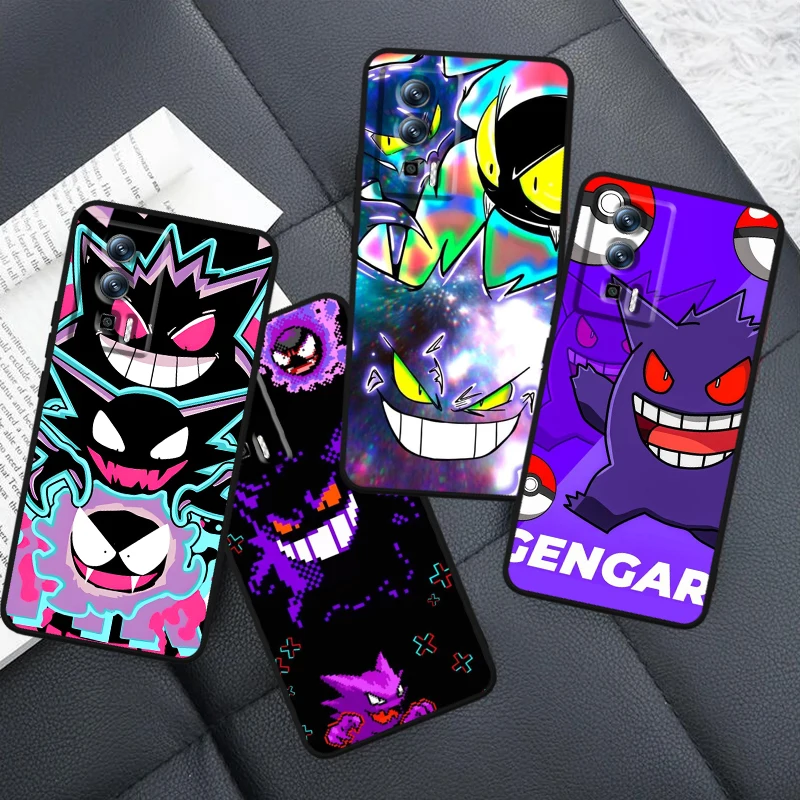 P-Pokemons G-Gengguis мультфильм для Xiaomi Redmi 9A 9C 9AT 10C 9 9T 10 12C 13C A3 12 K60 A1 K50 K40 5G черный мягкий