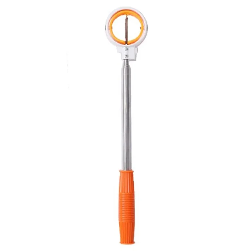 

1Pcs Extended to 6Ft Golf Ball Retriever Telescopic , Golf Ball Retriever Tool with Locking Clip,Orange