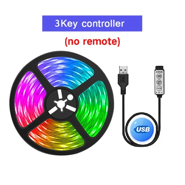 

RGB светодиодная лента Epistar 5В USB 1-15м