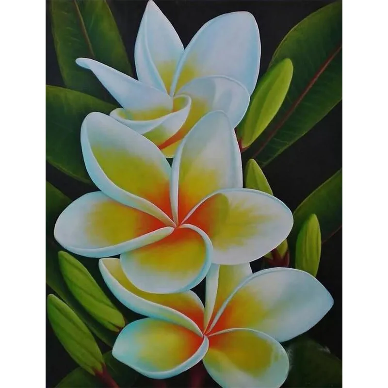 AB Алмазная картина Букет белых орхидей Набор для вышивания Настенное украшение