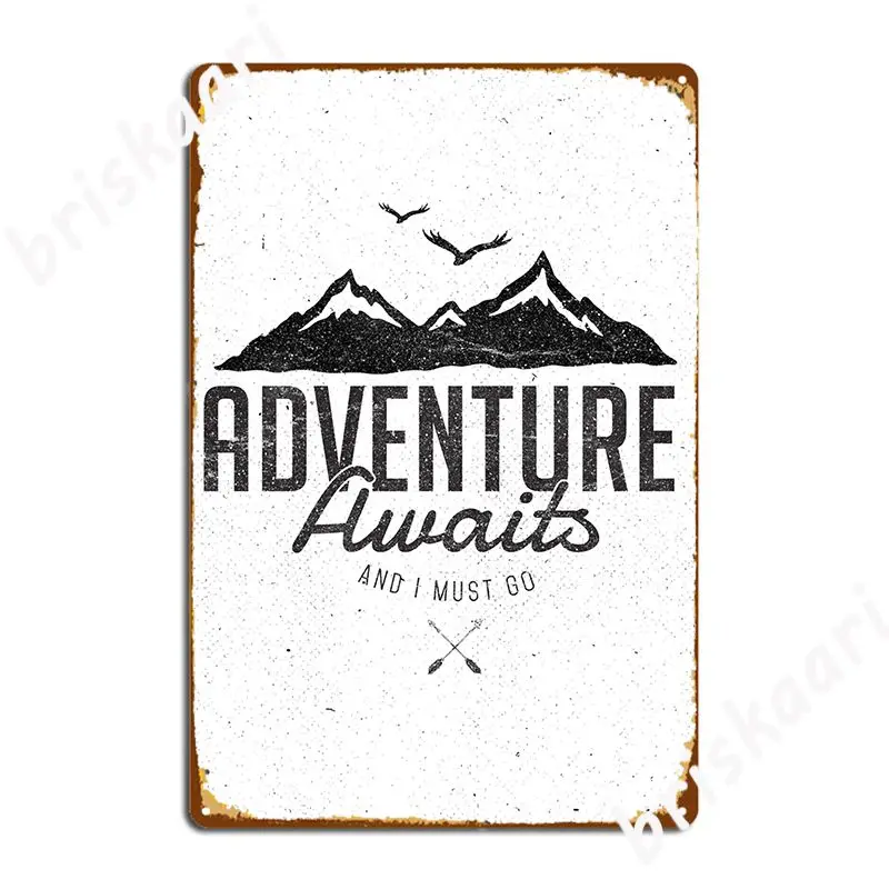 

Приключения ожидают металлические знаки винтажные таблички клуб бар стена фотоплакат