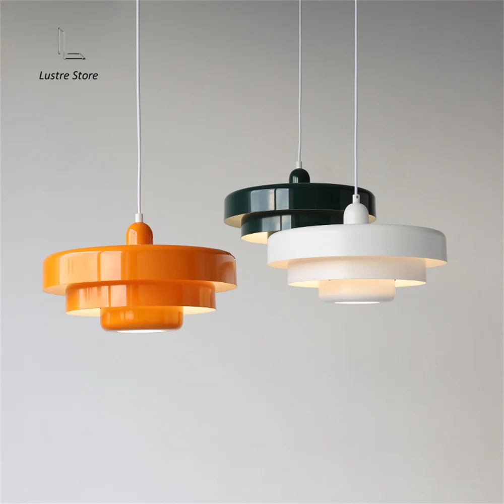 

Orange Pendant Lamp Danish Multi-Color Chandelier Retro Orange Decorative Ceiling Lamp Restaurant Study Coffee Shop Coffee Table
