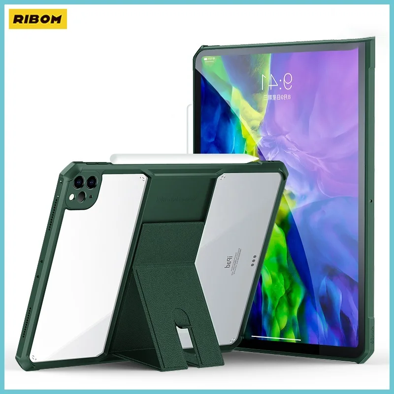 

New For IPad Pro 11 Case 2021 Tablet Cover-With Invisible Stand For IPad Air 5 IPad Pro 12.9 8th Generation Mini 4 5 6 Case