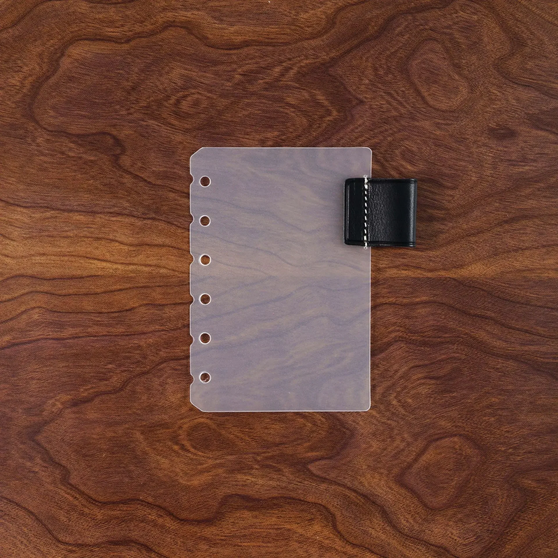 

Разделители для блокнота А5 из полипропилена с кожаной петлей