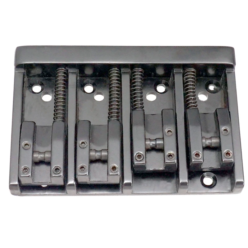 

Электрический басовый мост с фиксированным 4-струнным басовым мостом, аксессуары для гитары, детали, музыкальный инструмент