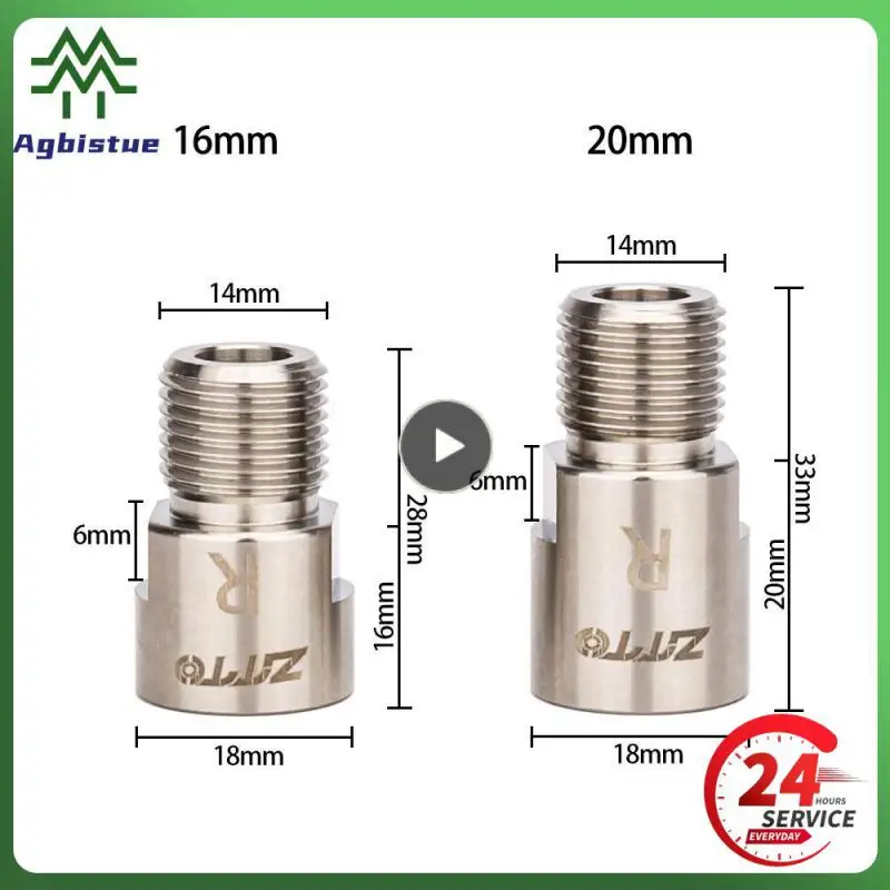 1~10PCS Mountain Bike Pedal Extender Less Labor-intensive Precise Pedal Extension Shaft Natural Color Extender Accessories