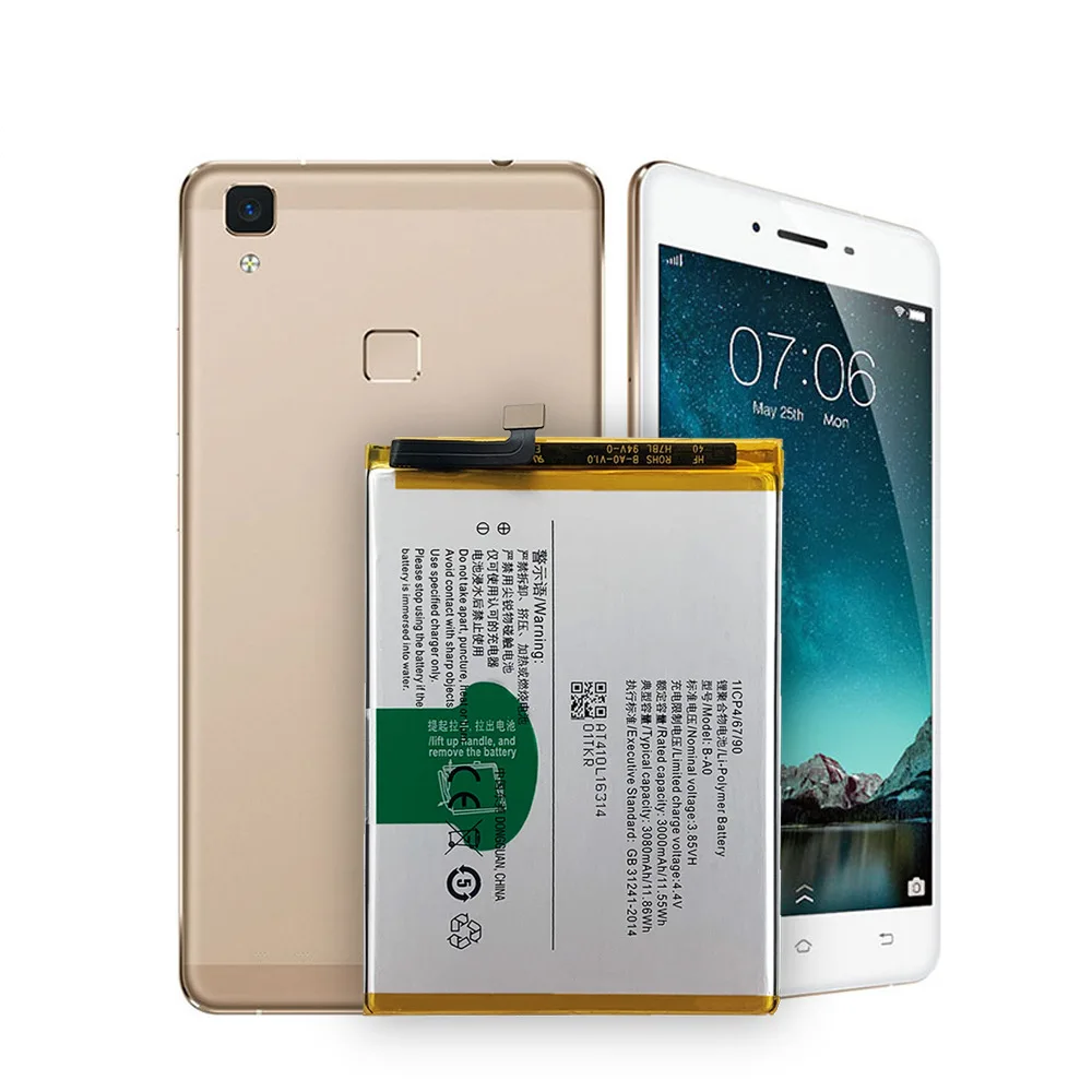 Оригинальная Высококачественная сменная батарея 100% для Vivo V3 Max  мобильный телефон, Новые Встроенные батареи большой емкости | AliExpress