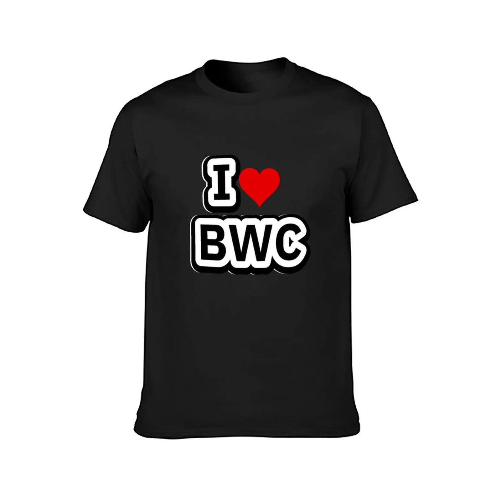 Футболка с надписью I Love BWC для мальчиков животным принтом новая коллекция