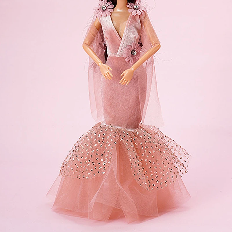 

1Set 30cm Princess Dress Doll Lace Dress Ballet Dancing Skirt Evening Gown Outfit Wear Party Clothes For Doll Accessor Kid Toy