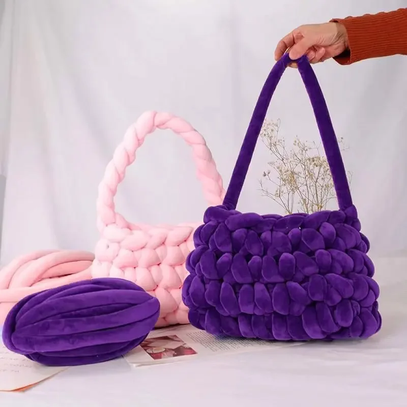 250 г/рулон мягкая и теплая Тяжелая пряжа с теплым наполнителем для вязания