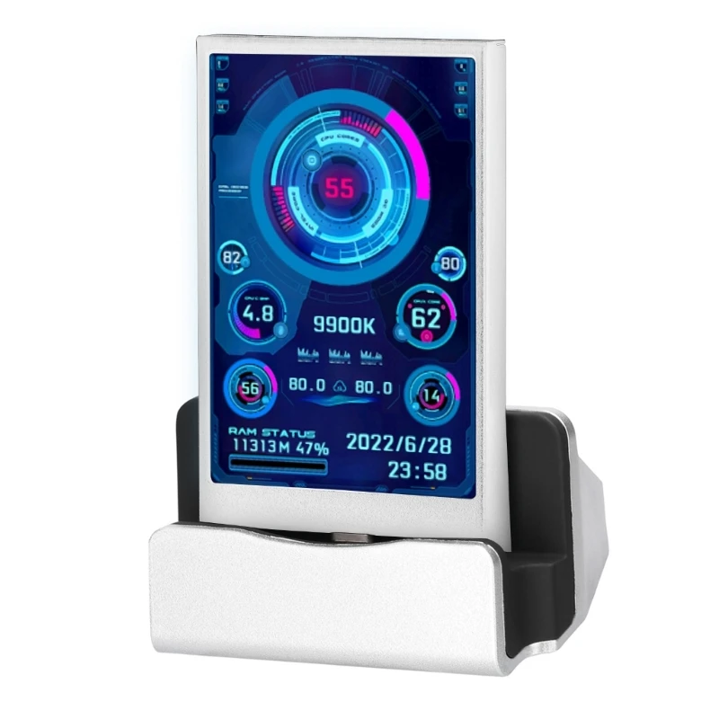 

634A Новый 5,5-дюймовый IPS-дисплей, встроенный экран, компьютер, процессор, GPU, HDD, USB-дисплей для бесплатного мини-монитора AIDA64