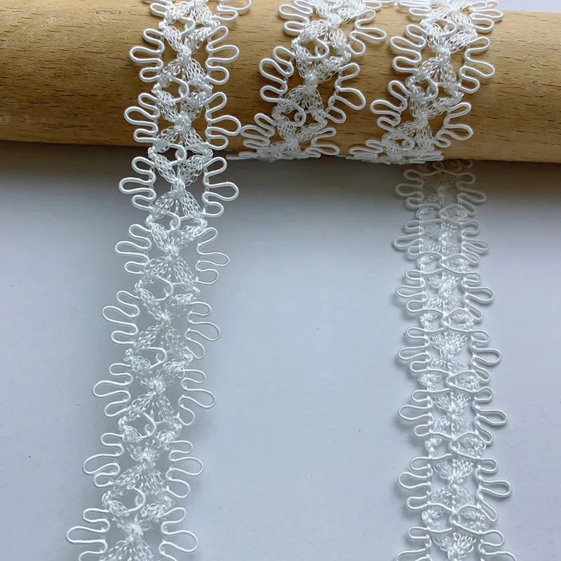 Черная Кружевная Бейка Шириной 2 5 См Вязаный Полиэстер Для DIY Аксессуары Штор