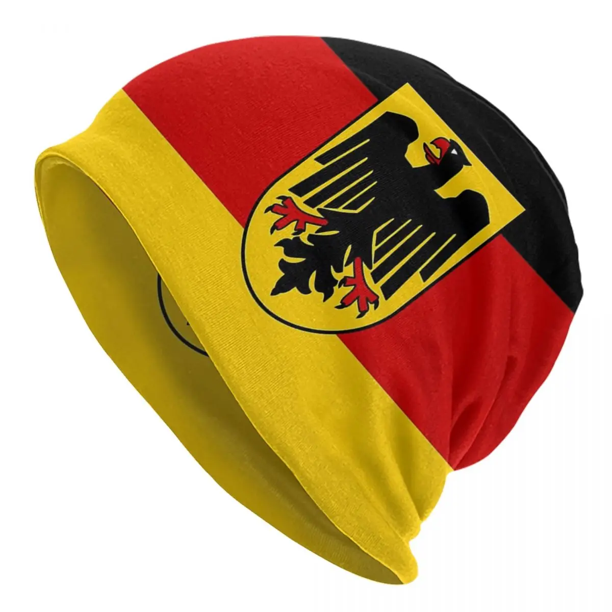 

German State Flag Germany Bonnet Hat Skullies Beanies Hat Imperial Eagle for Men Women Knitting Hats Warm Thermal Elastic Caps