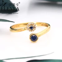 Unique Luxury 18K AU750 Ruby Sapphire Diamond Ring for Women Solitaire Engagement Wedding Ring Set with Appraisal Certificate