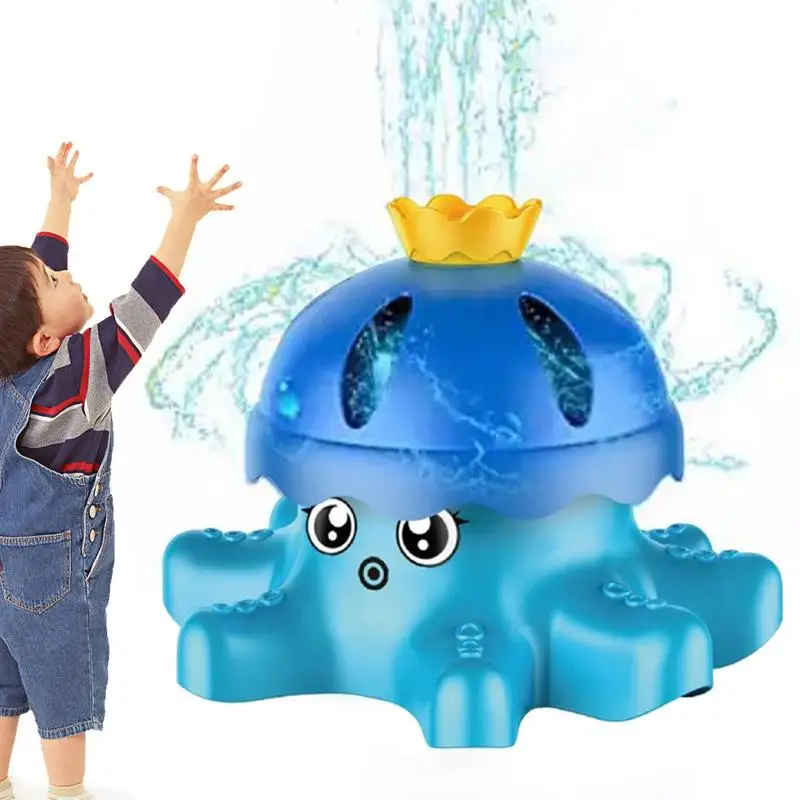 

Octopus Water Spray Rotating Outdoor Water Spray Sprinkler Spinning Octopus Sprinkler Toy Cute Backyard Spinning Summer Outside