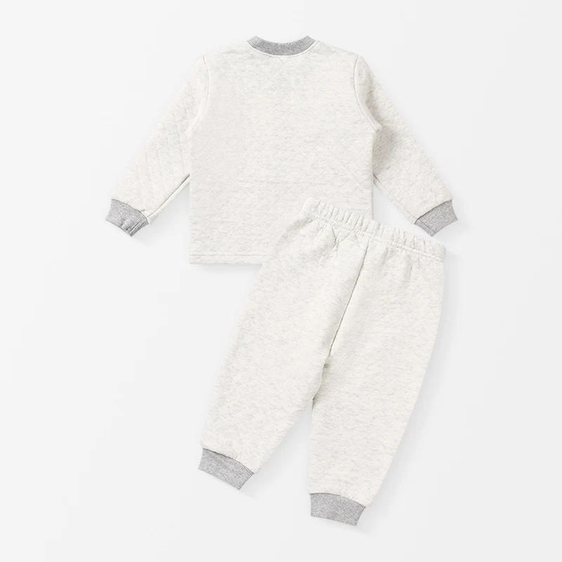 Комплект весенней хлопковой одежды для новорожденных девочек и мальчиков