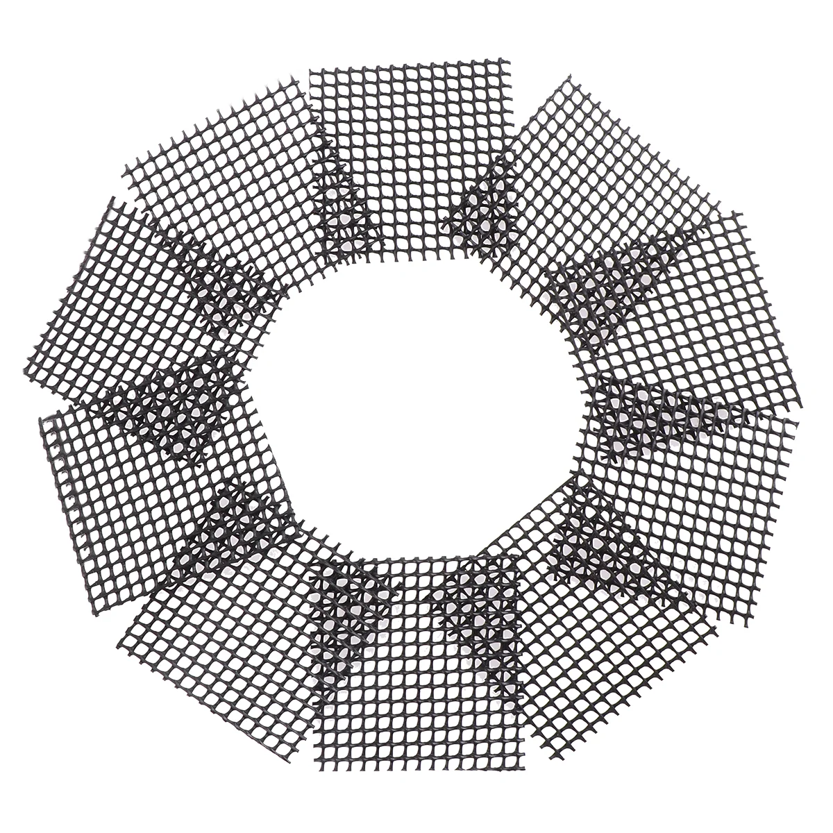 

OUNONA 50PCS Soil Leakproof Planter Net Mesh Pad for Flower Pots Plants