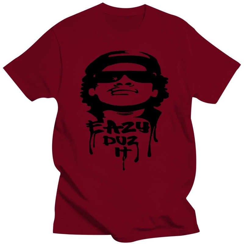 Рубашка Nwa Eazy E Duz It Футболка в стиле хип-хоп Маленький Средний Большой Xl Мужская
