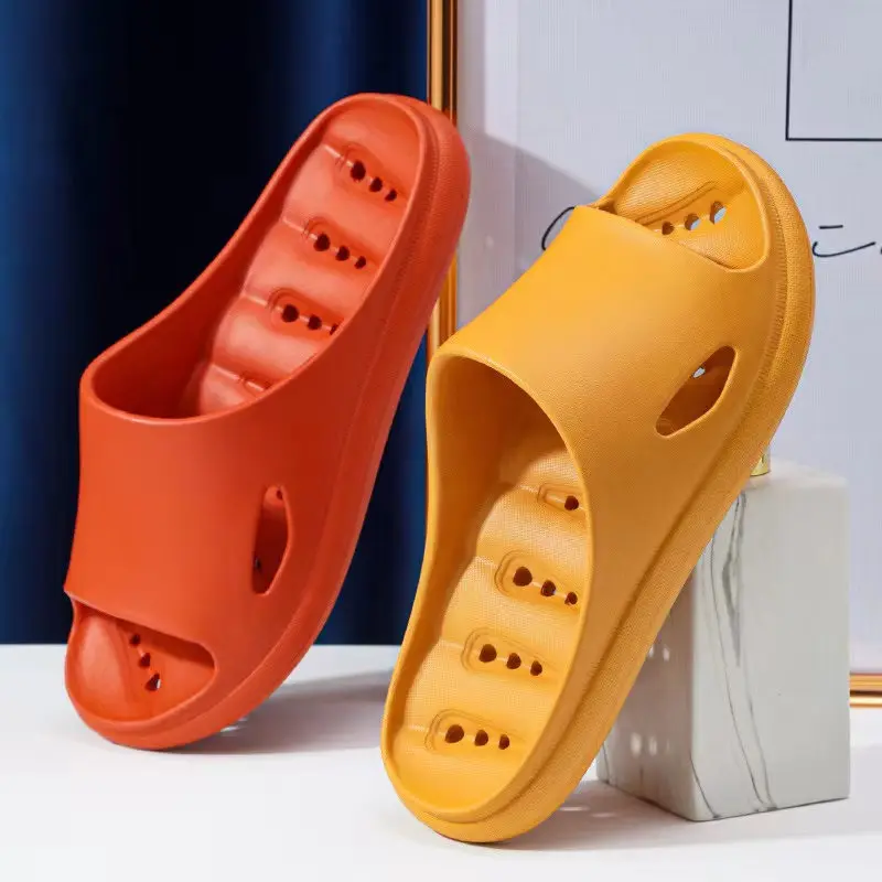 

new Home Slippers Summer Thick Platform Woman Sandals Indoor Bathroom Anti-slip Slides Ladies Male Shoes Mules Dropshipping
