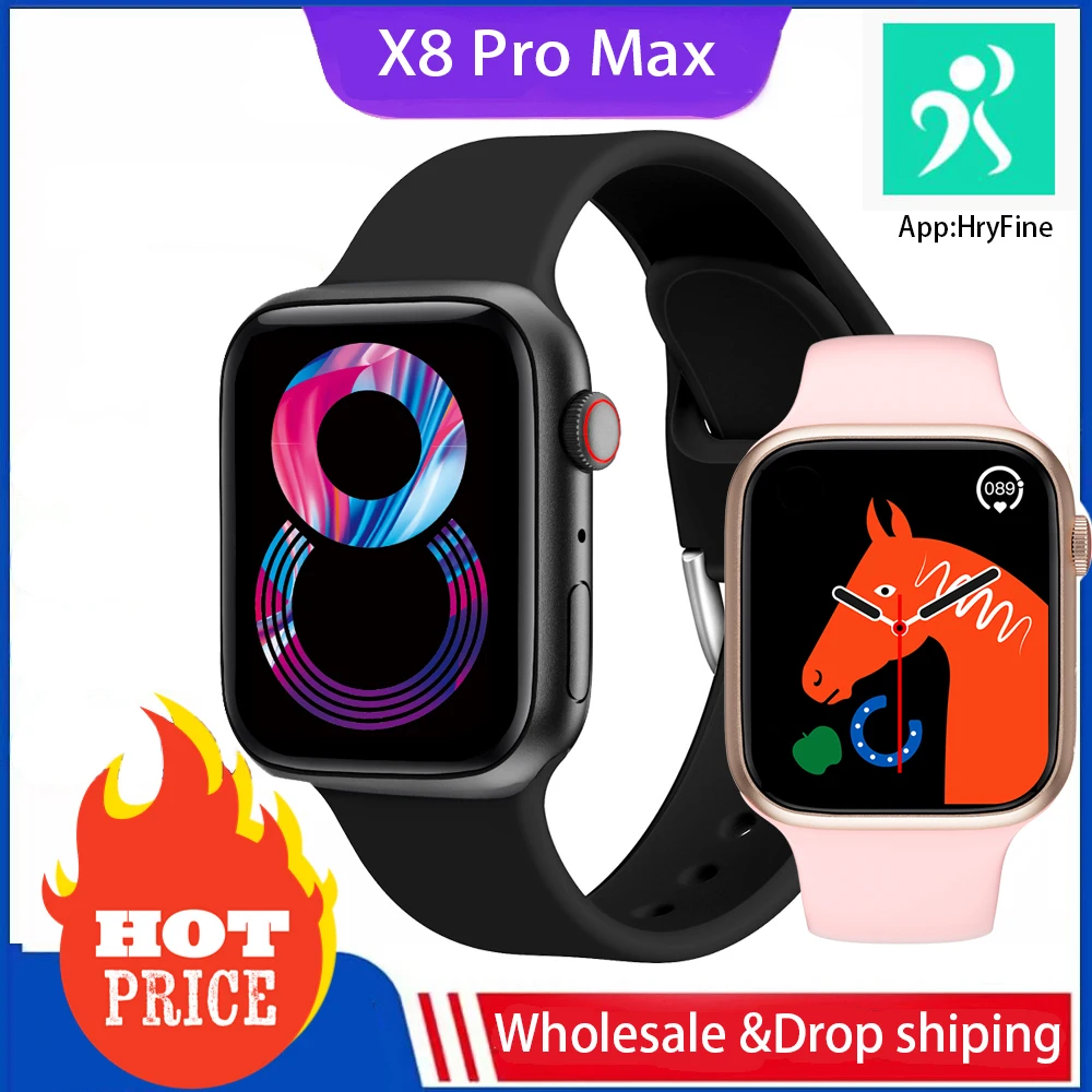 

Смарт-часы X8 PRO MAX с большим экраном 1,92 дюйма и поддержкой Bluetooth