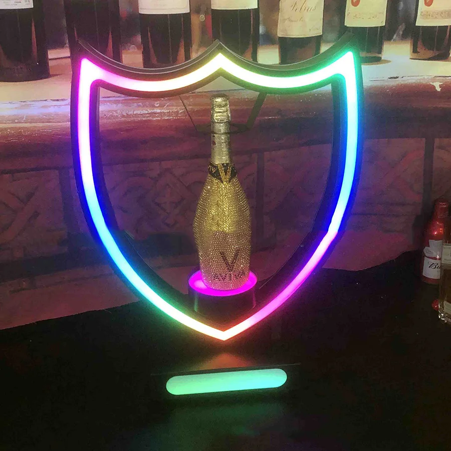 

Акриловый DOM Shield светодиодный флакон, дисплей Glorifier VIP, сервировочный поднос светодиодный Spade VIP, бутылка для ночного клуба, украшение для бара