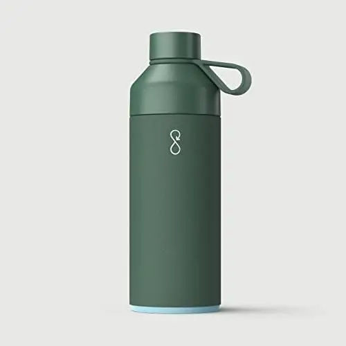 

Recycled Stainless Steel Drinks Reusable Water Bottle - Eco-Friendly & Reusable - Forest Green - 1L Kegland Beer snorkle Keg