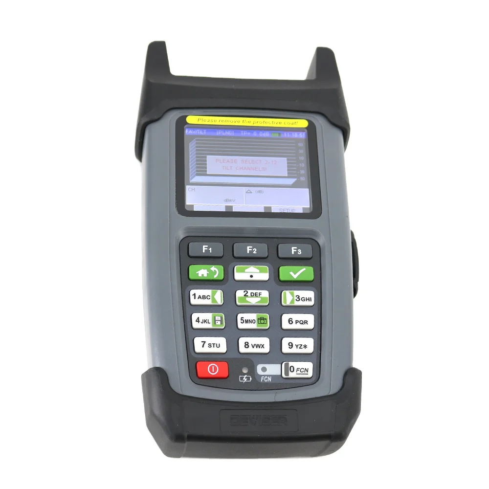 

DS2460Q QAM Analysis Meter Supports digital QAM/Analog Signals in CATV Networks