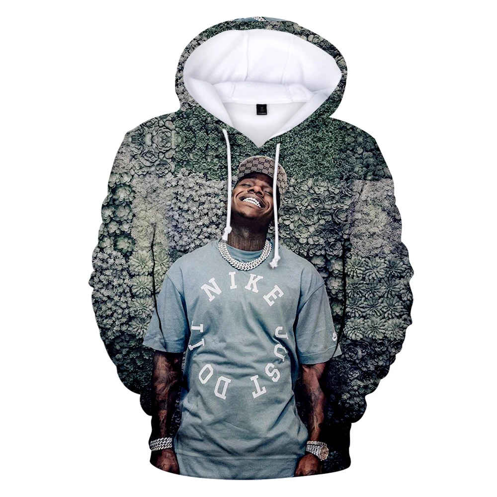 Забавные толстовки для отдыха с рисунком раппера Dababy мужчин и женщин толстовка