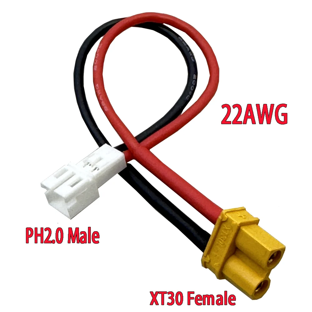 

HBXINTAO разъем PH2.0 к XT60 XT30 кабель 14AWG