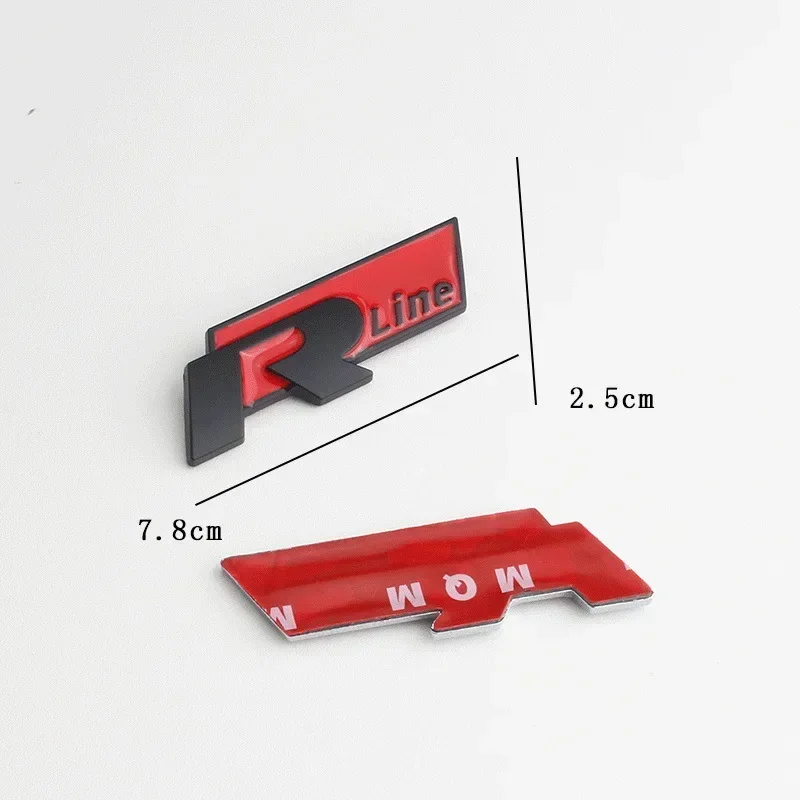 Эмблема передней решетки автомобиля для Volkswagen Rline Polo Passat B5 B7 Golf 3 4 5 Jetta Touareg