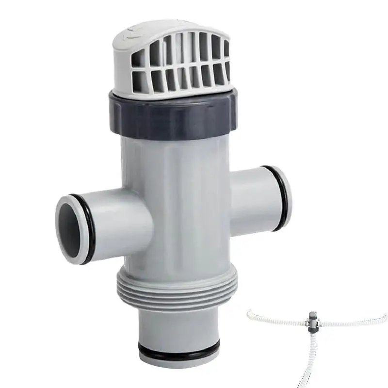 

Pool Plunger Valve Gray Plunger Split Valve Hose Fitting Replacement Multifunctional Universal Long Lasting Pool Accessories ABS