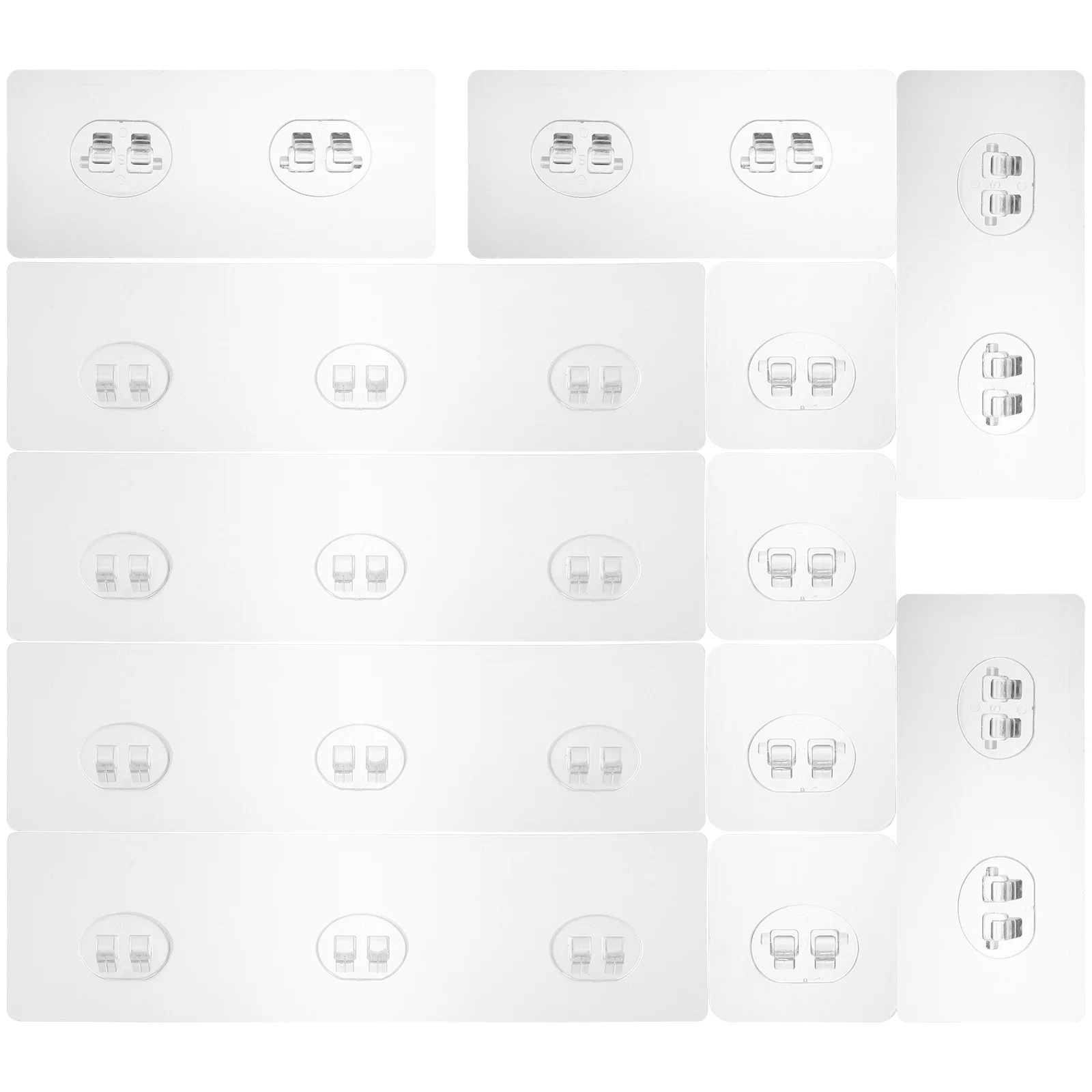 

12pcs Hanging Hooks Kitchen Hook Bathroom Hook Clear Sticky Hooks Stick On Hooks Towel Hooks Multipurpose Hook Wall Hooks