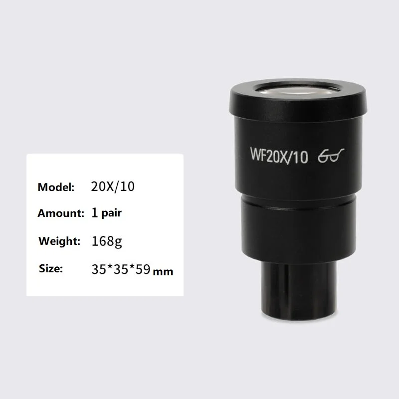 Окуляр для электронного микроскопа MECHANIC WF Series 10X 20X 25X 30X с широкоугольным объективом, оптические линзы с пропускающим FMC покрытием