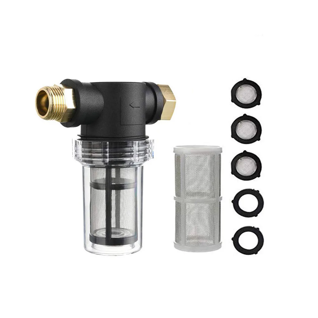 

Garden Hose Filter Professional Anti-rust Leakproof Detachable Removable Automobile Cleaning Pressure Washer Filters