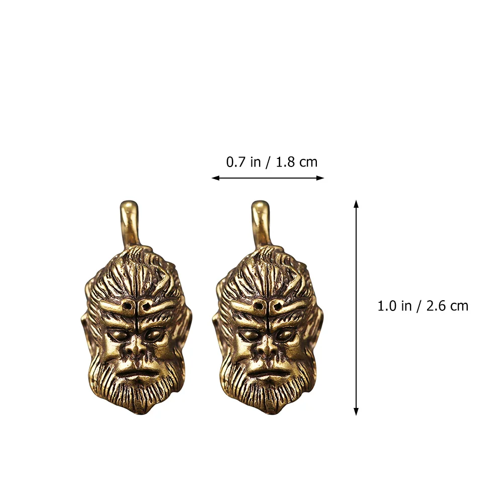 6 Pcs Accessories Vivid Key Ring Pendant Keychain Hanging Ornament Car Charms Bracelets Bulk Creative Bag Hangings Animal