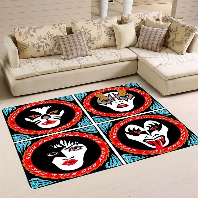 

Quadruple Rock Pattern Carpet Rock and roll over living room carpet home accessories rugs living room bedroom