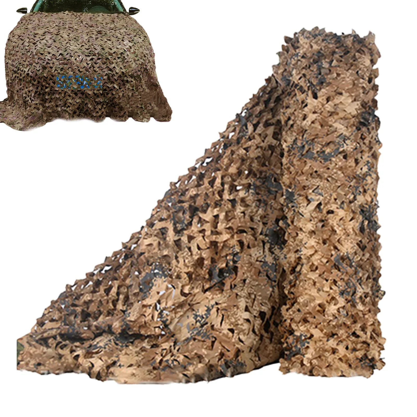 

15x15x10cm Hunting Military Camouflage Nets Woodland Army training Camo netting Car Covers Tent Shade Camping Sun Shelter