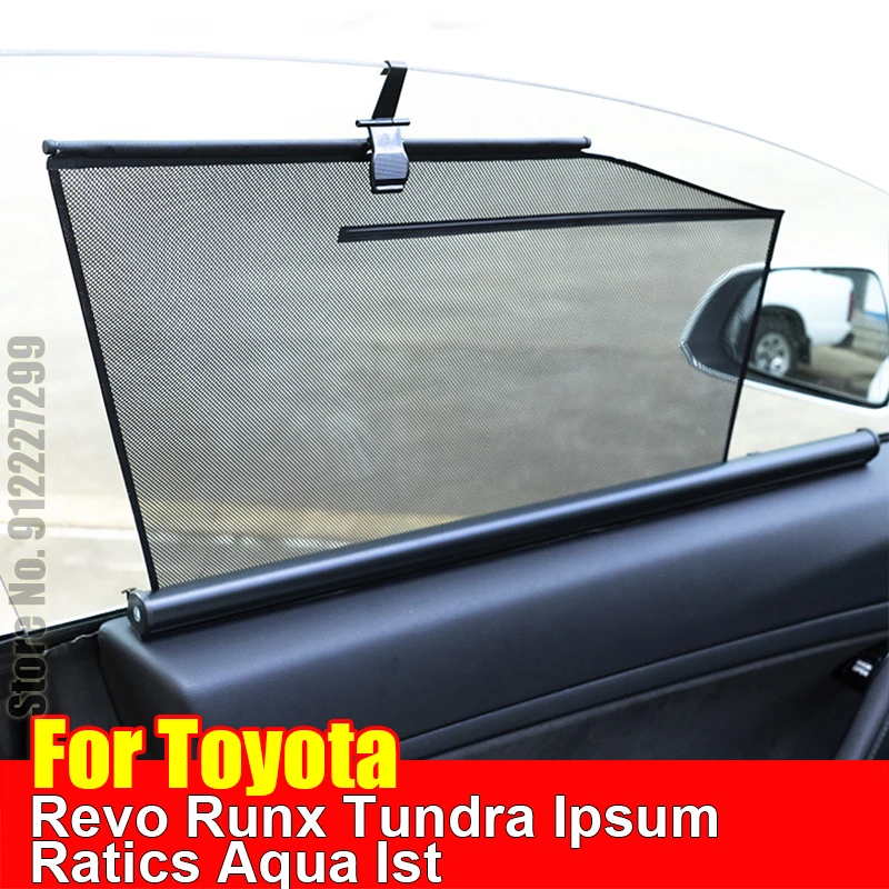For Toyota Revo Runx Tundra Ipsum Ratics Aqua Ist Sun Visor Automatic Lift Accessori Window Cover SunShade Curtain Shade