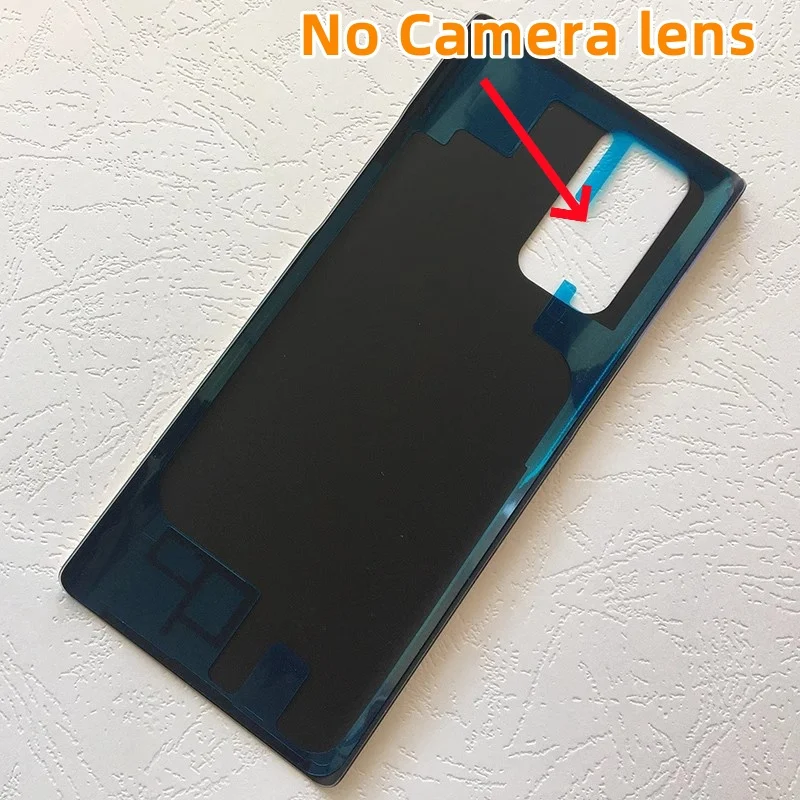 Back Glass back cover case for LG Wing F100/N LM-F100VMY/EMW battery Housing Cover Repair Parts With Adhesive Battery Door