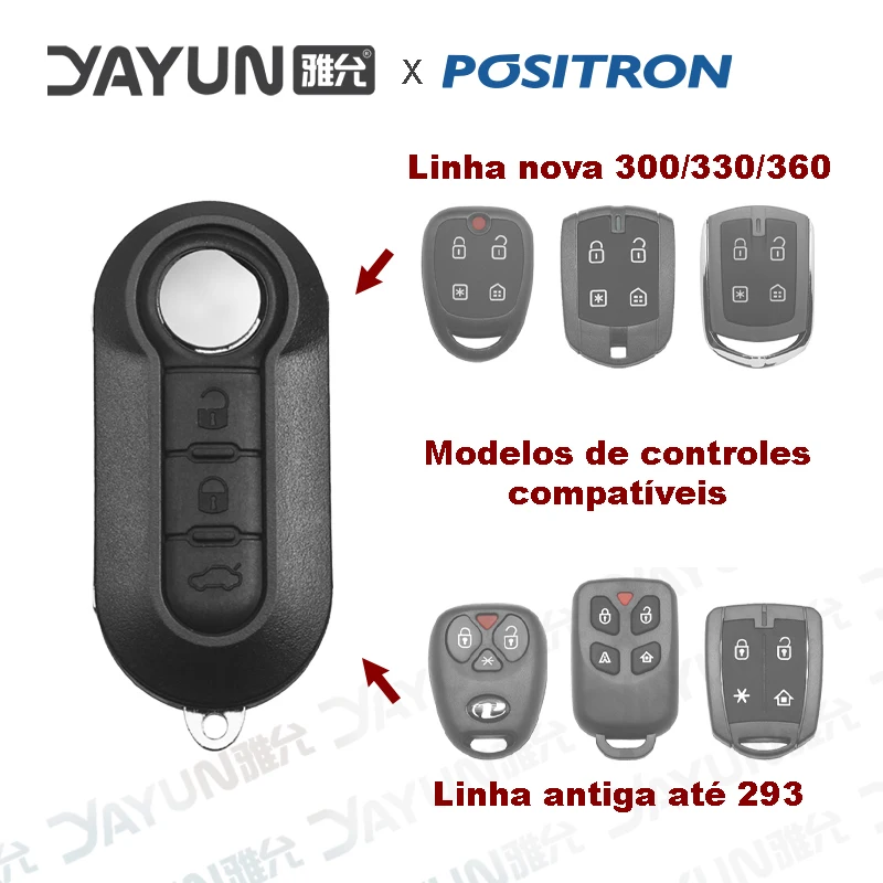 

YAYUN Positron Fiat FT-03 Modified Pocket Knife Key Flex Alarm Buttons New and Old Line 293 300 330 360Programa Chave
