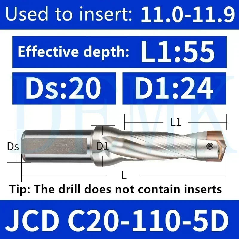 

Сверло JCD 10-25 мм для вставки HCD DEMK