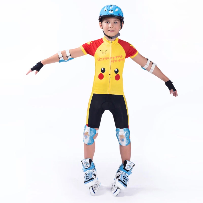 

Cute Children Roller Skating Clothing Training Clothing Cycling Clothing Parkour Clothing